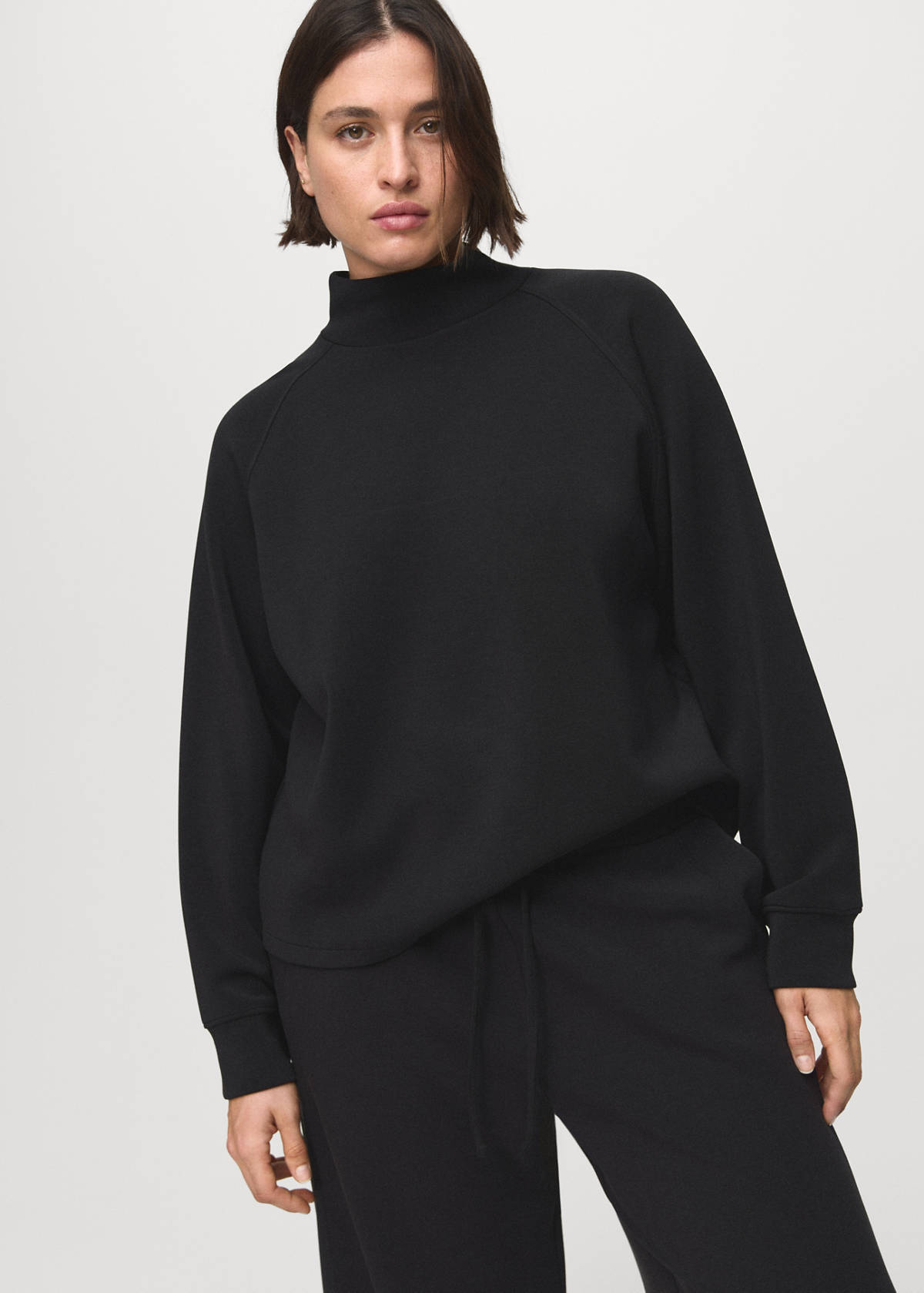 Drawstring jogger trousers — Black