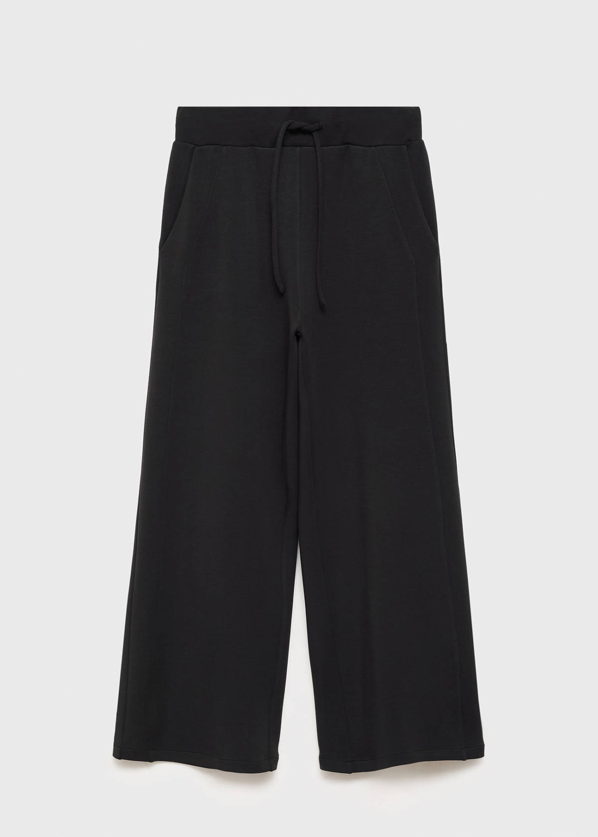 Drawstring jogger trousers — Black