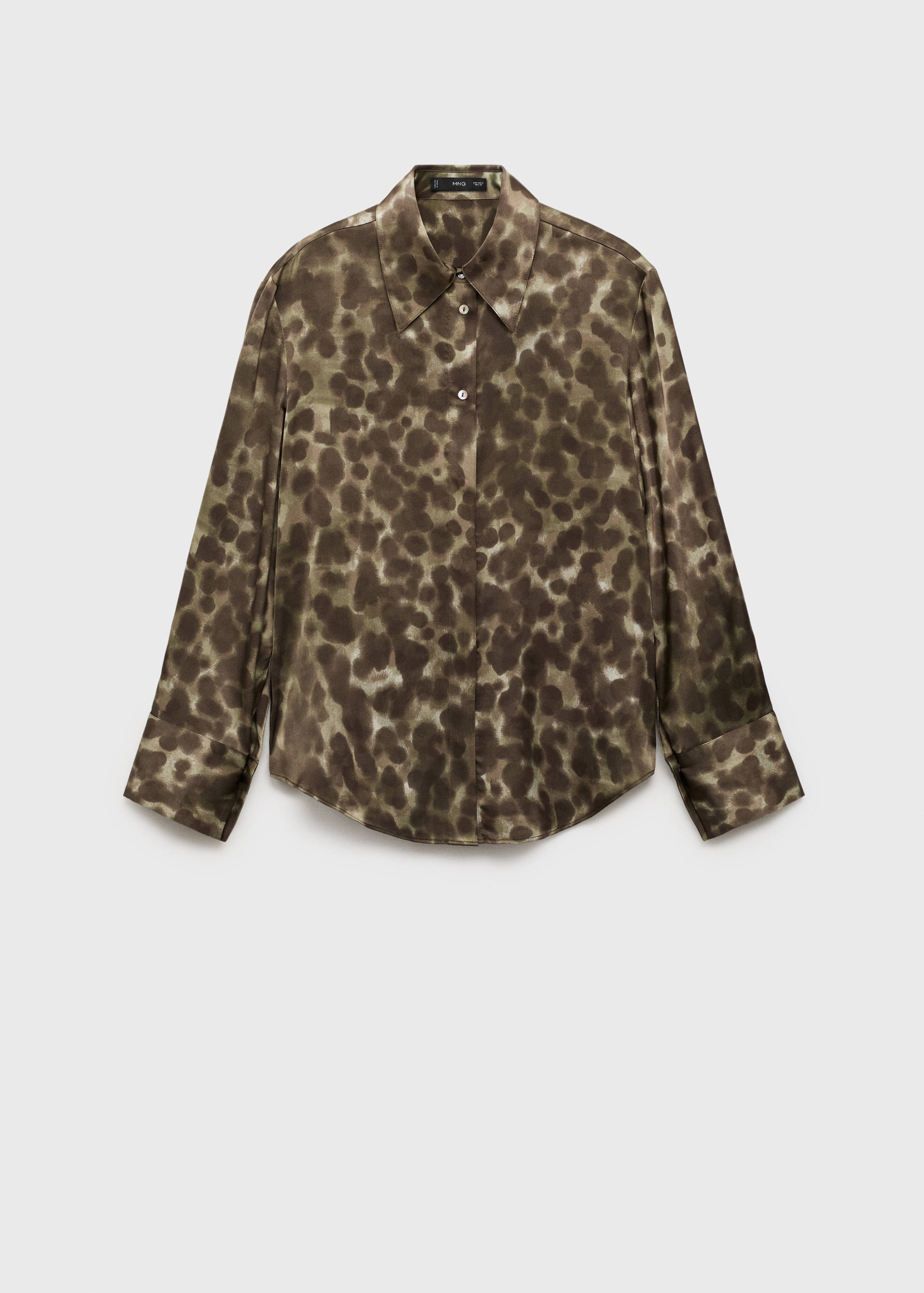 Satin print shirt - Article without model