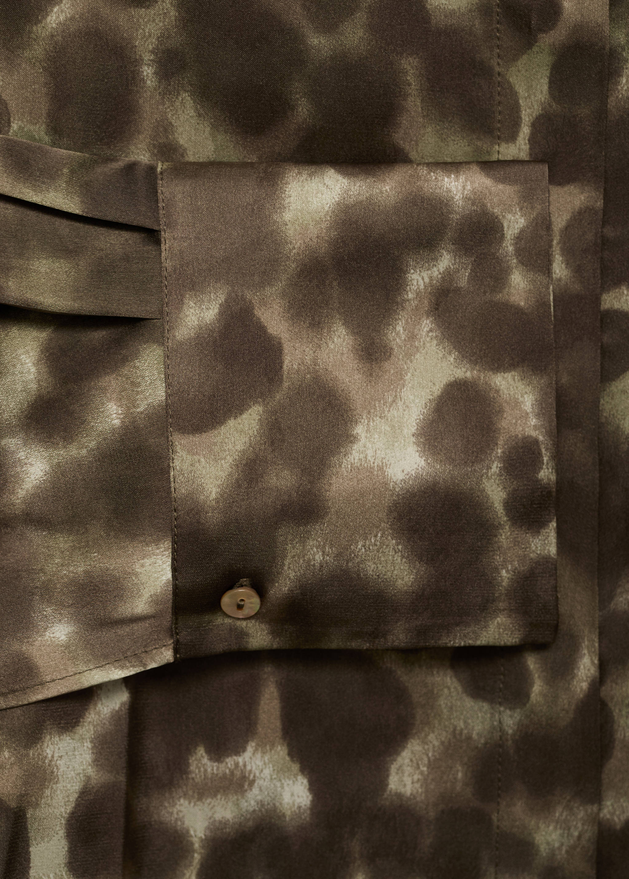 Satin print shirt - Details of the article 0