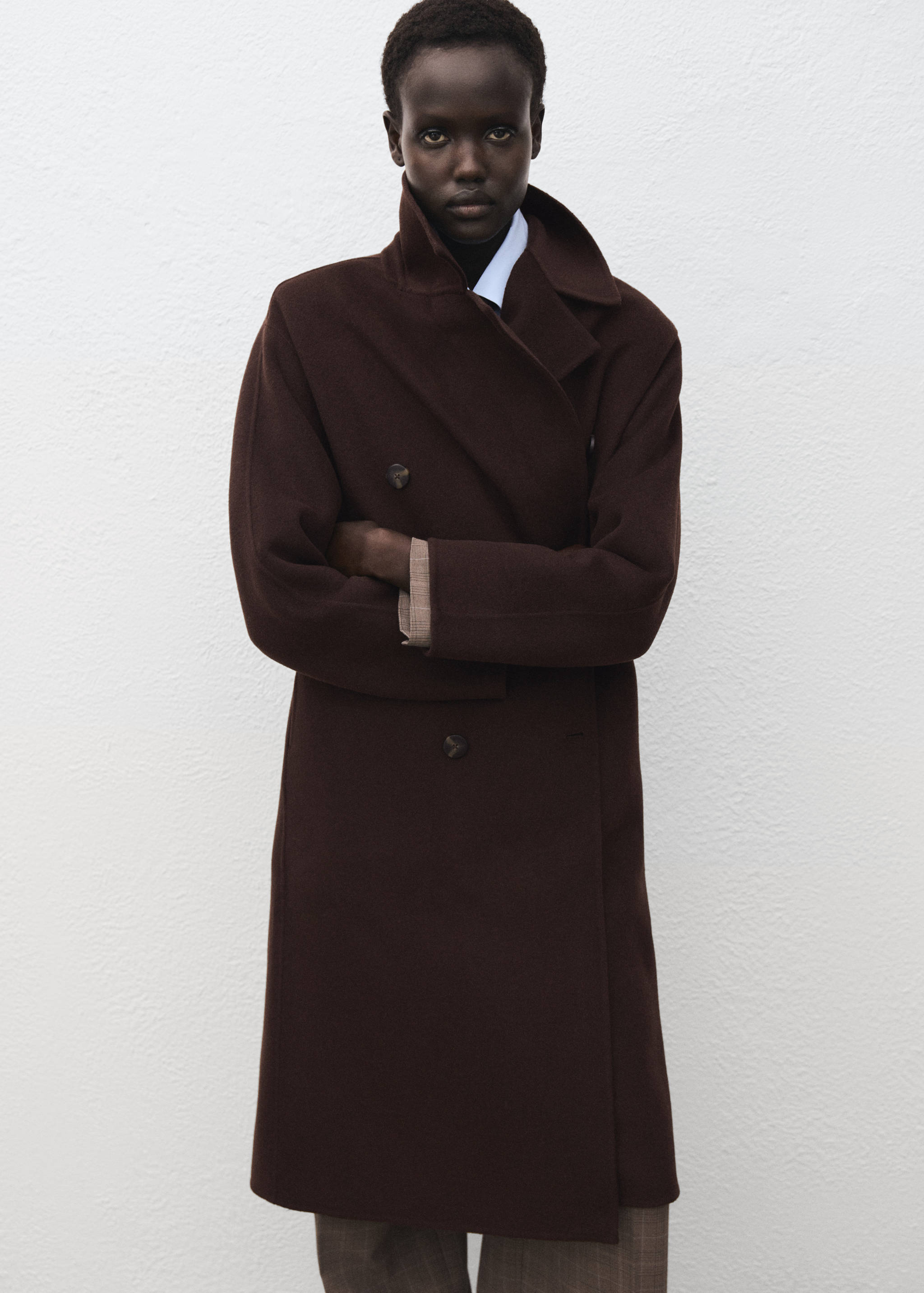 Handmade oversized wool coat - Details of the article 2