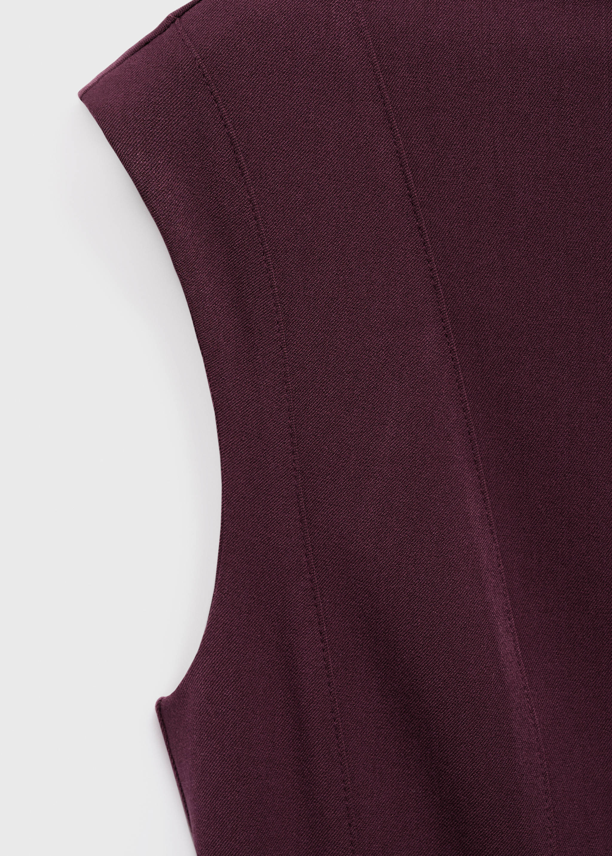 A-line dress with seams - Details of the article 8