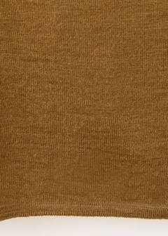 Wool-blend lace top — Ochre 8