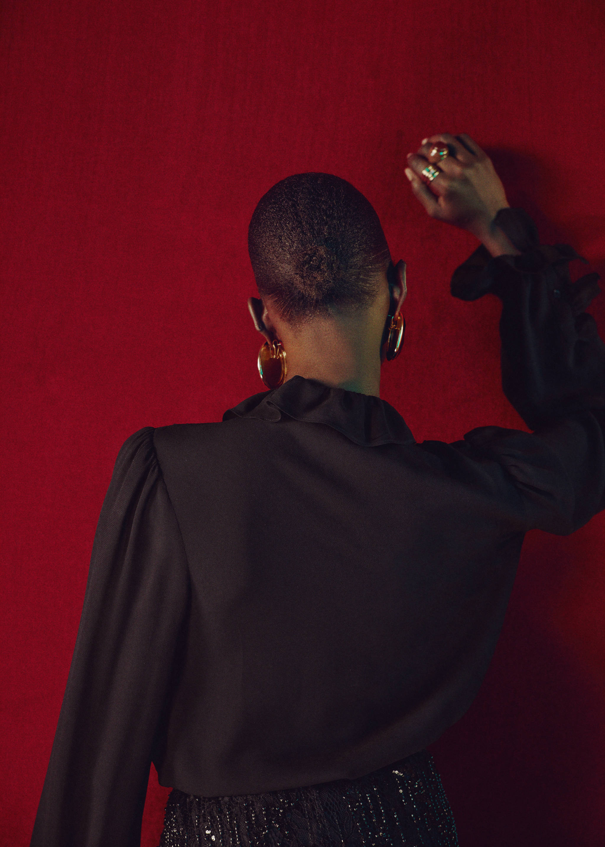 Blouse volants foulard - Verso de l’article