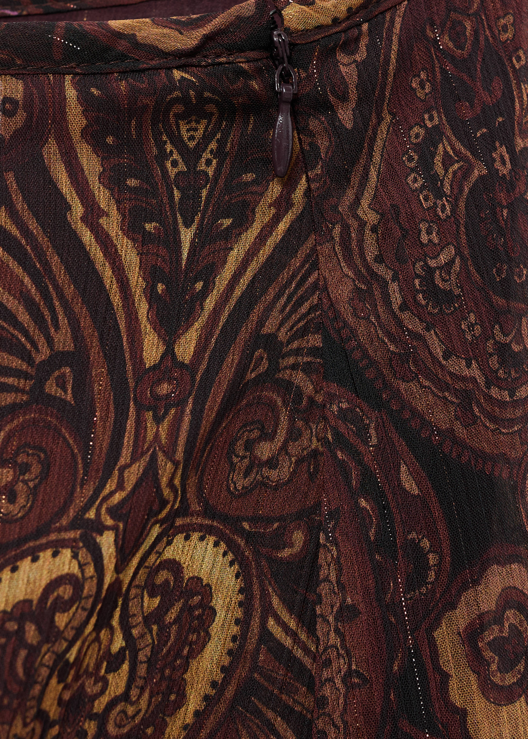 A-line skirt with paisley print - Details of the article 8