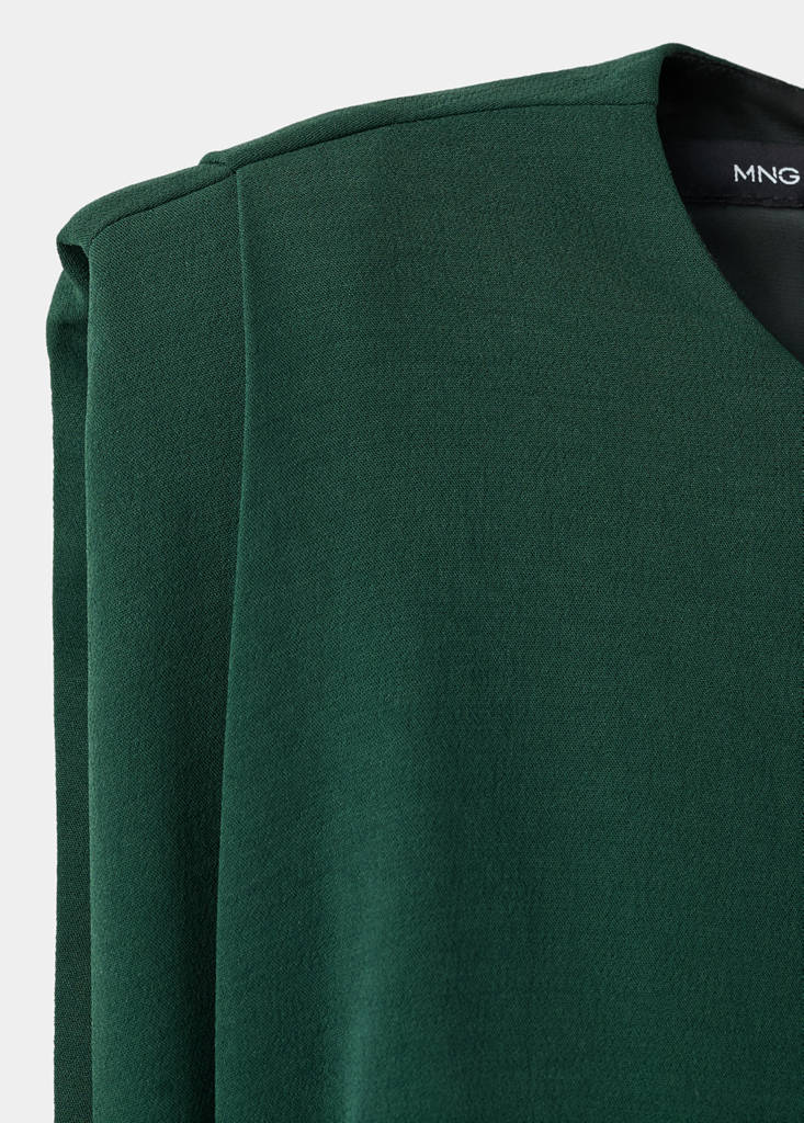 Ruched long jumpsuit — Green