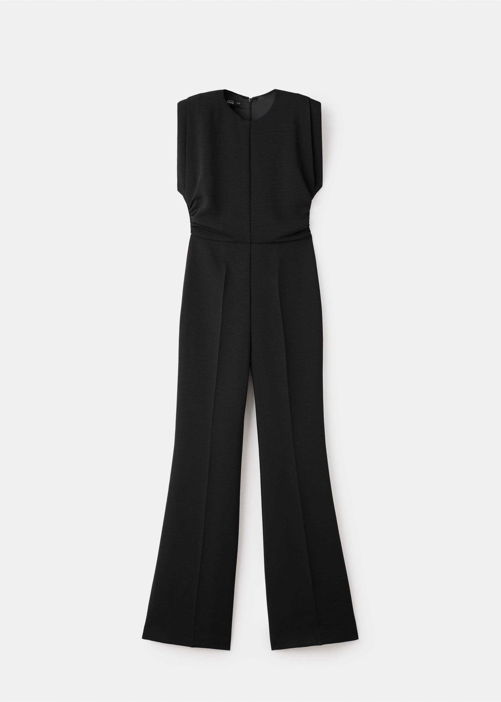 Длинный присборенный комбинезон - Изделие без модели, Черный. Ref: 17085829-00.