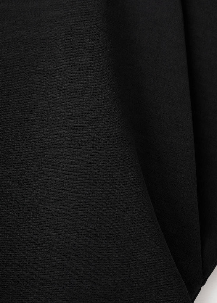 Ruched long jumpsuit — Black