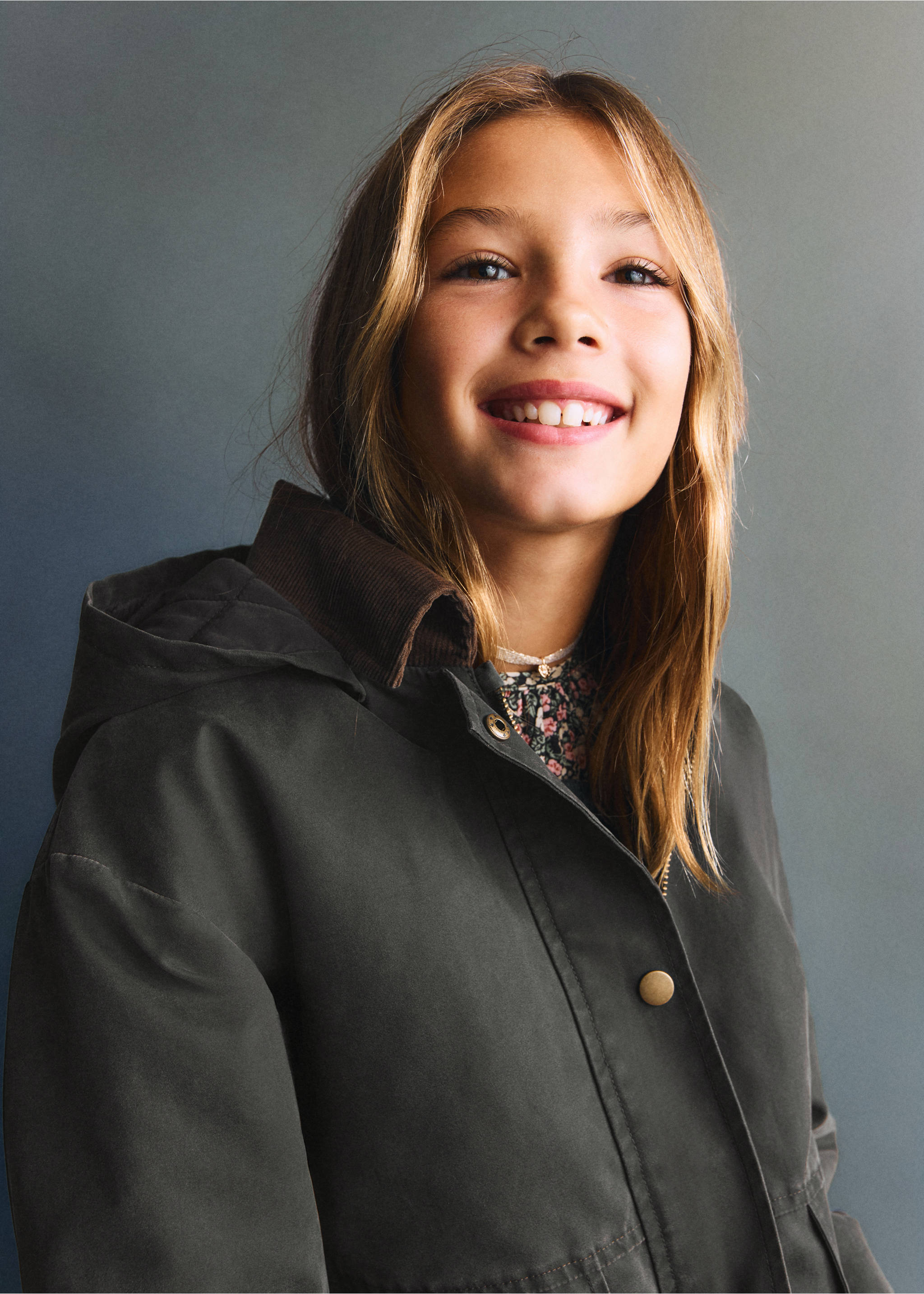 打蜡效果连帽外套 - null, 卡其. Ref: 17085967-00.