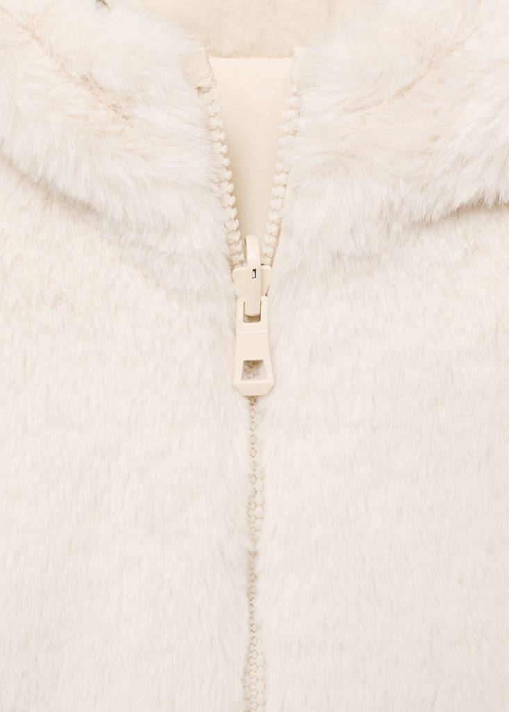 Reversible fur coat — Off White