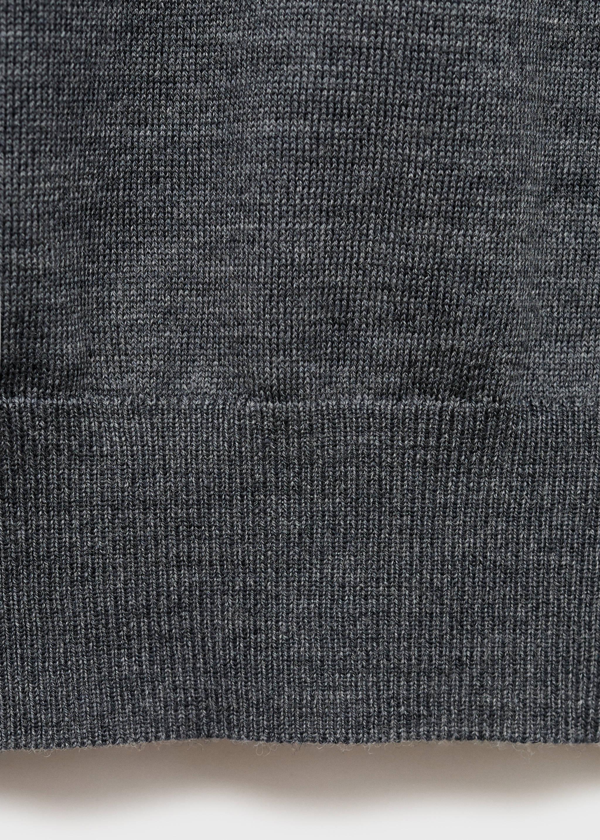 100% merino wool polo sweater - Details of the article 0