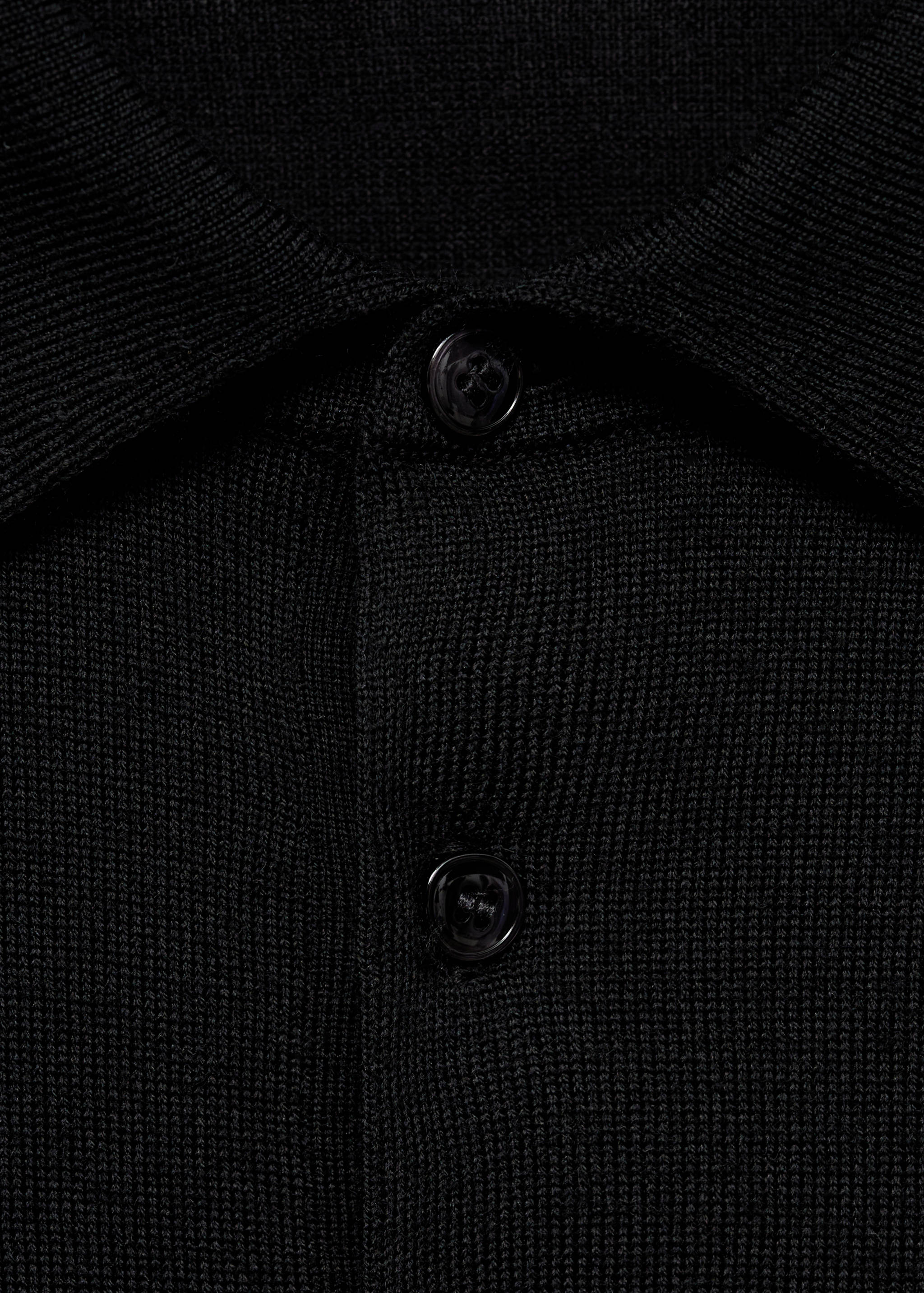 100% merino wool polo sweater - Details of the article 8