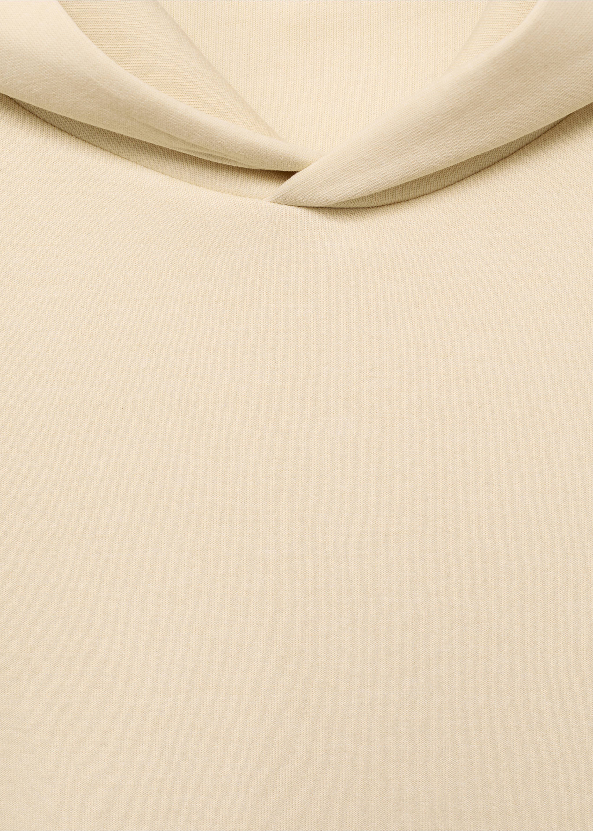 Sudadera capucha regular fit - Detalle del artículo 8, Crudo. Ref: 17085972-00.