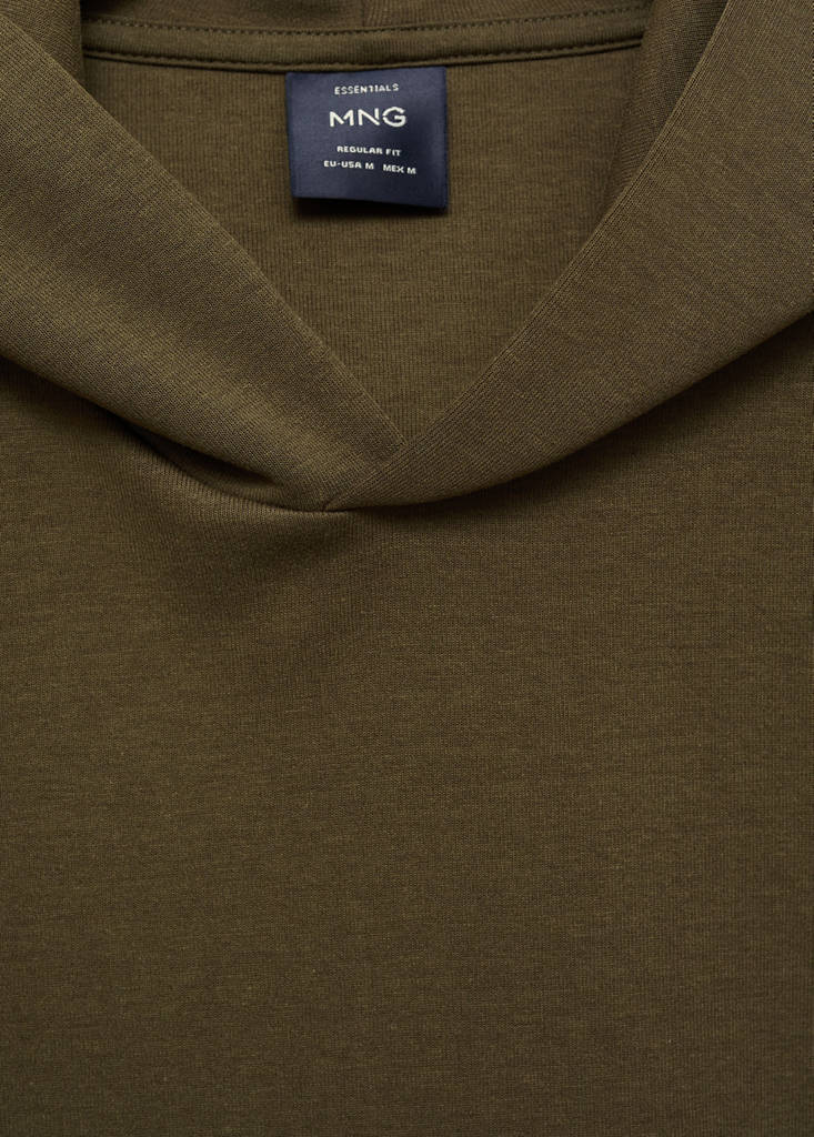 Regular-fit hoodie — Olive Green