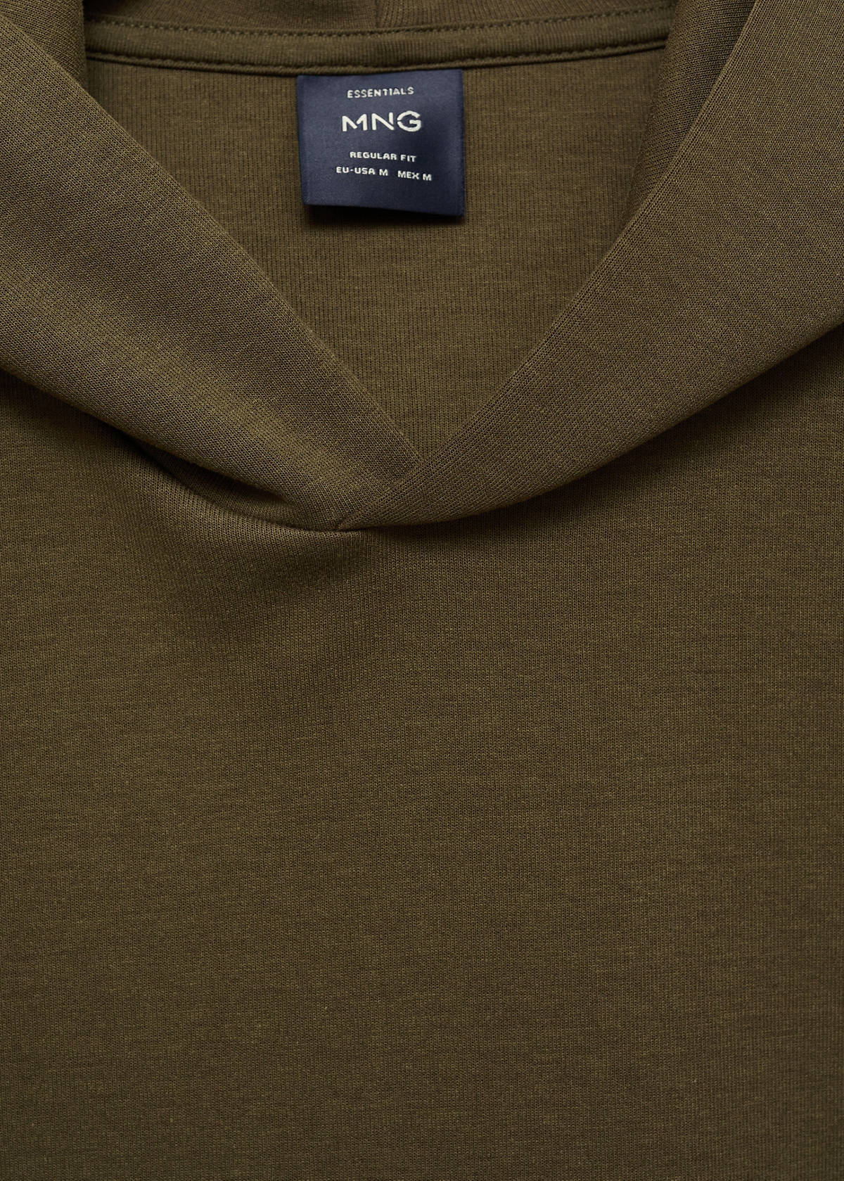 Regular-fit hoodie — Olive Green