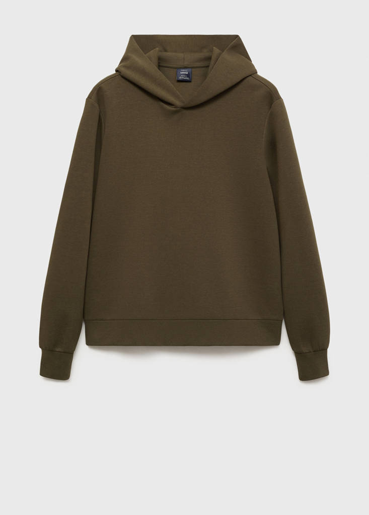 Regular-fit hoodie — Olive Green