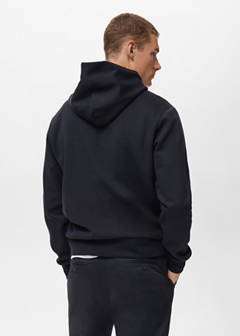 Regular-fit hoodie — Navy 3