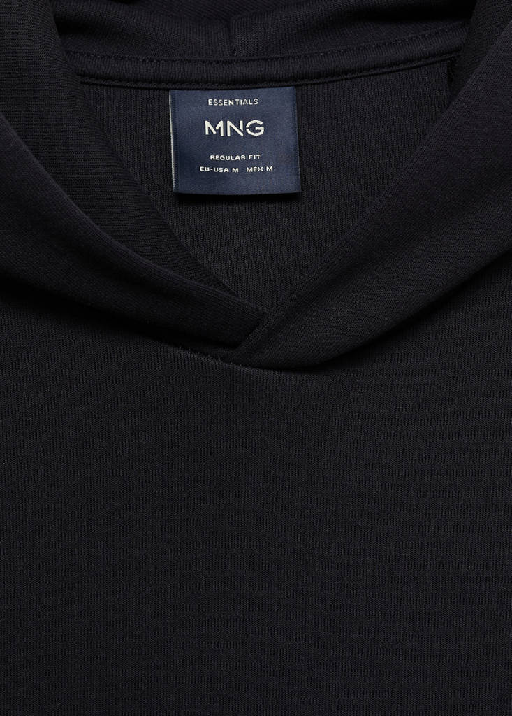 Regular-fit hoodie — Navy