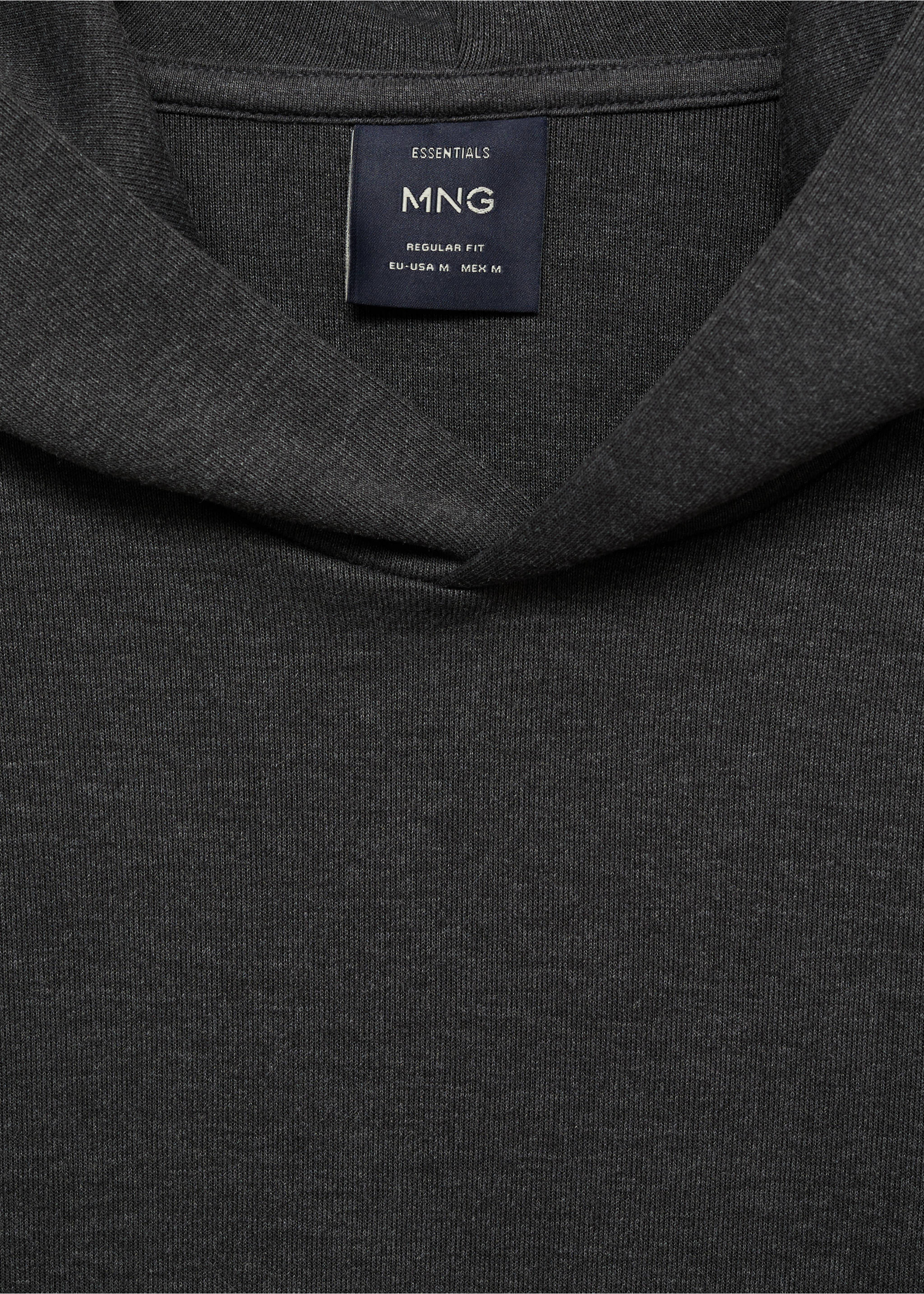 Sudadera capucha regular fit - Detalle del artículo 8, Gris oscuro vigoré. Ref: 17085972-00.