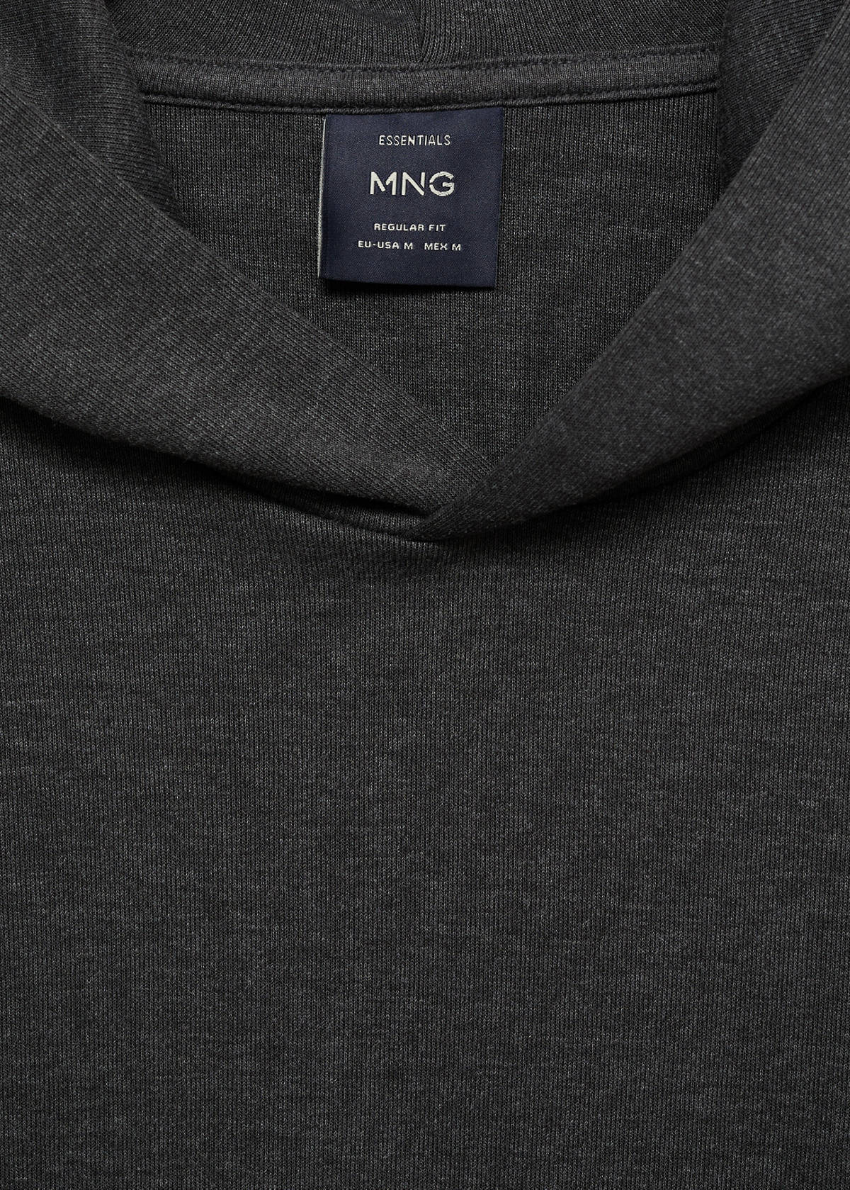 Regular-fit hoodie — Dark Heather Grey