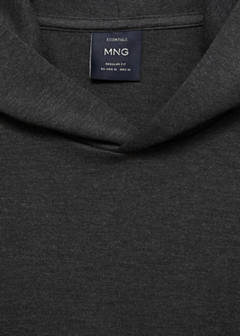 Regular-fit hoodie — Dark Heather Grey 7