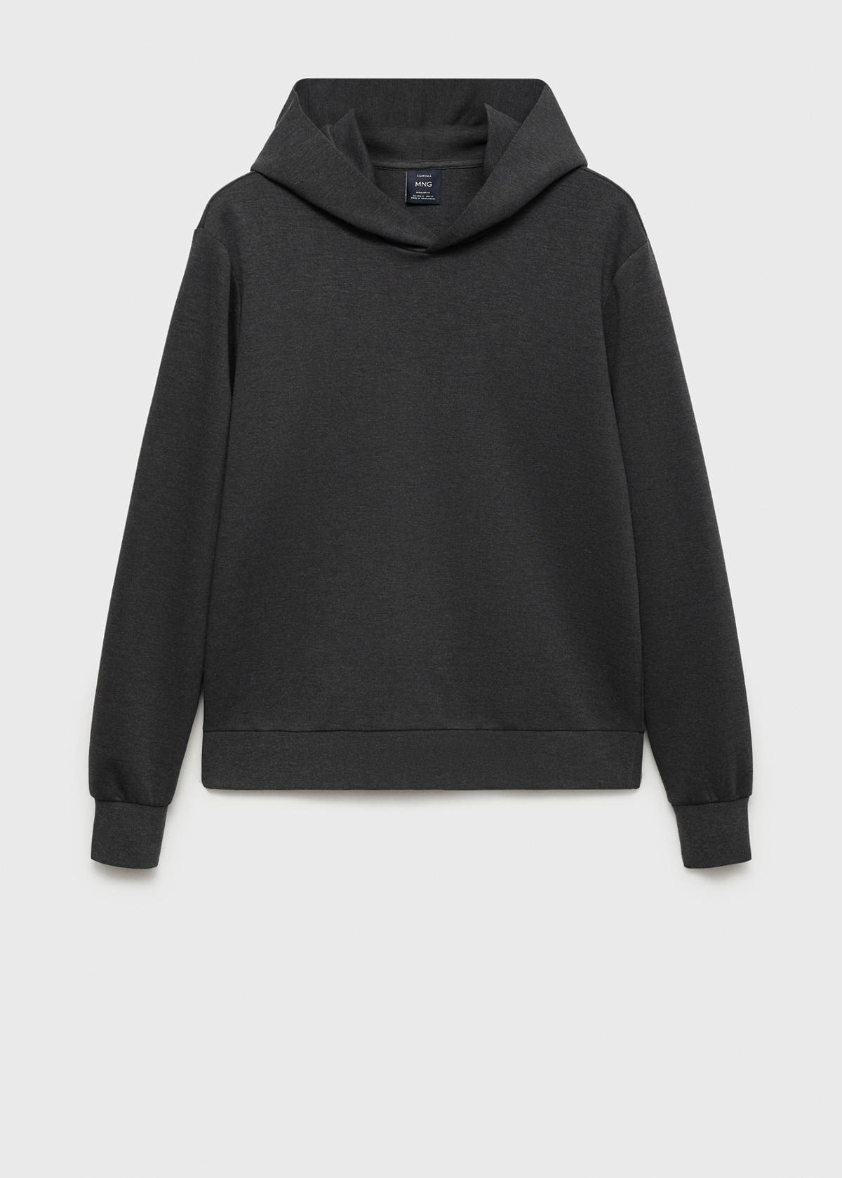 Regular-fit hoodie — Dark Heather Grey