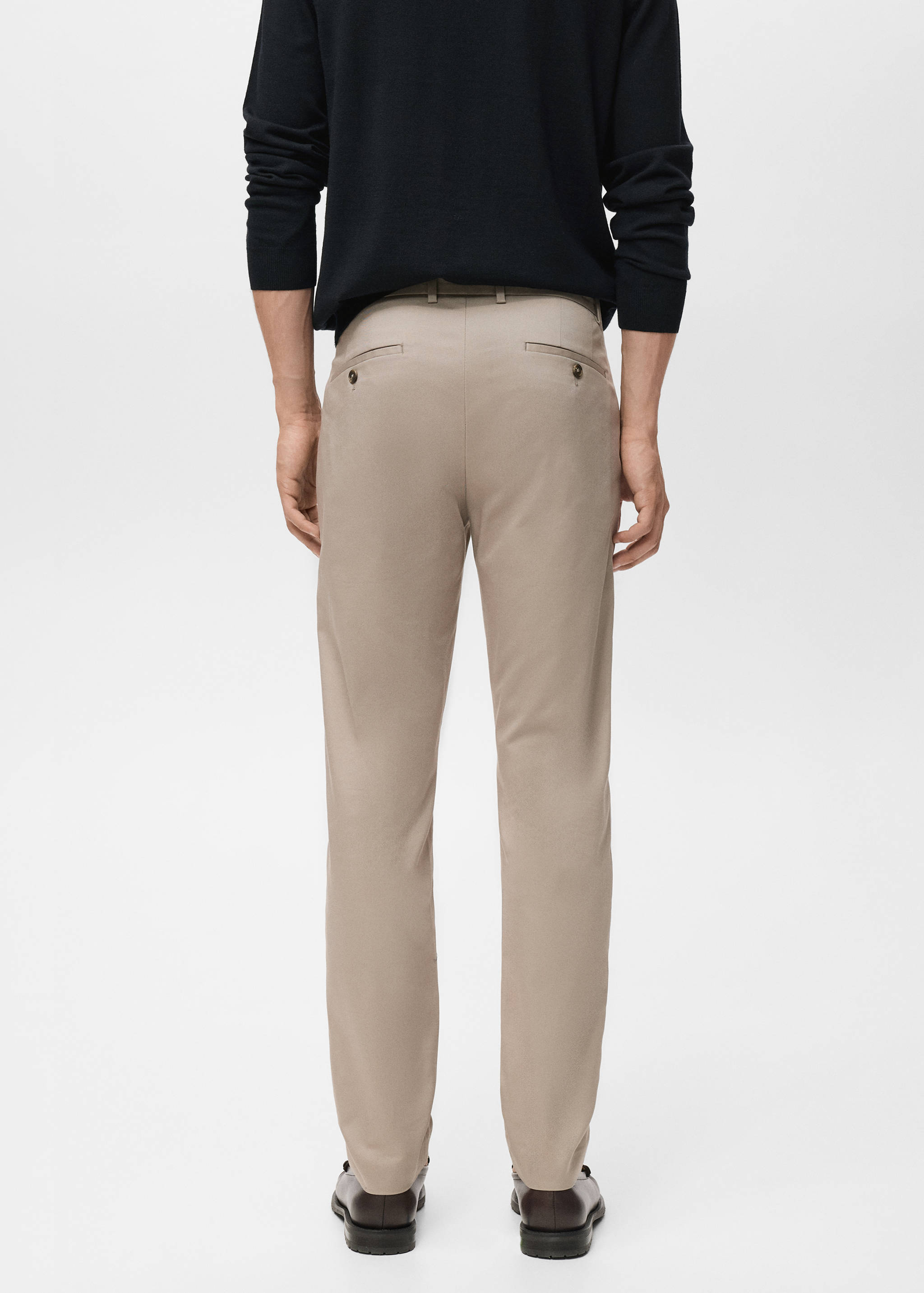 Dublino slim-fit chino trousers - Reverse of the article