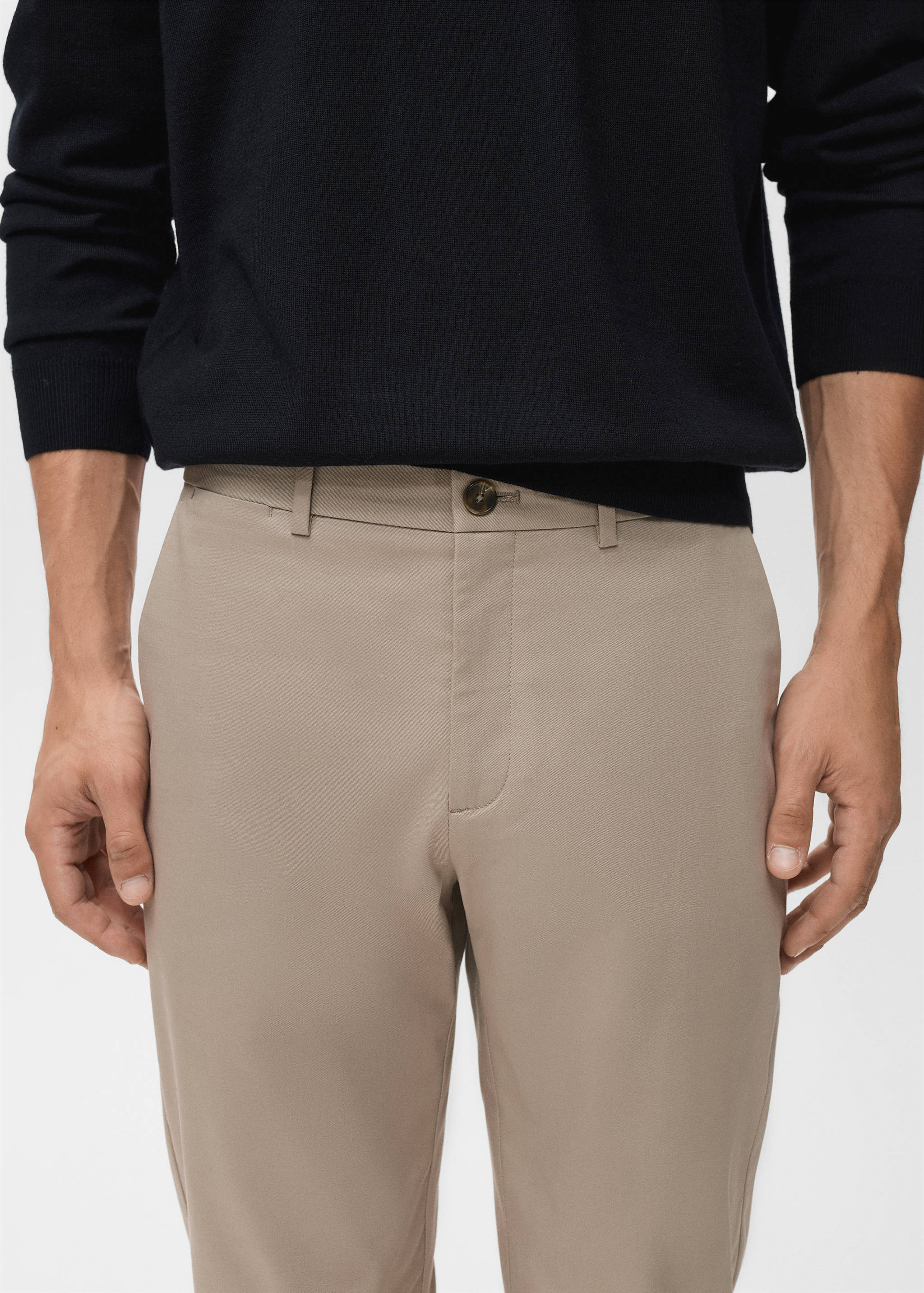 Dublino slim-fit chino trousers - Details of the article 1