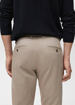 Dublino slim-fit chino trousers — Beige 6