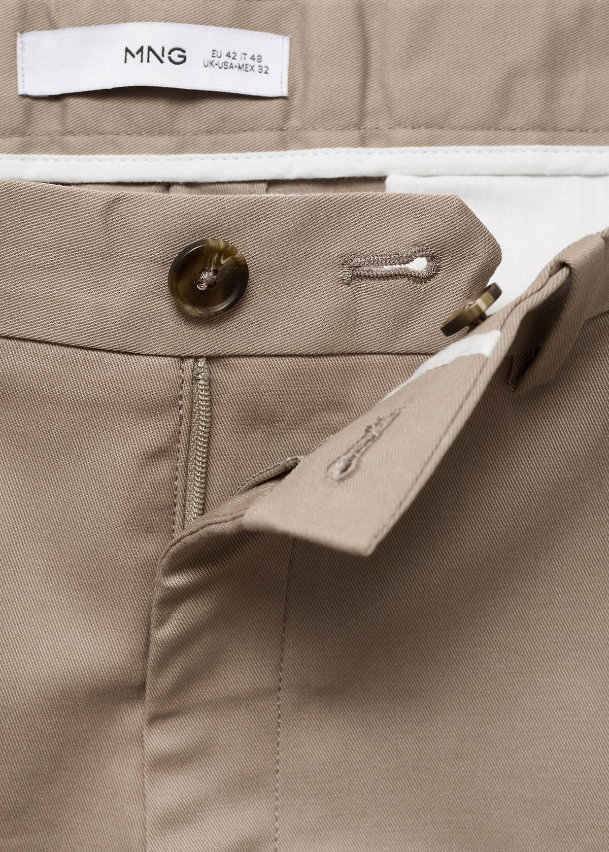 Dublino slim-fit chino trousers — Beige