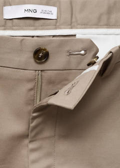Dublino slim-fit chino trousers — Beige 9