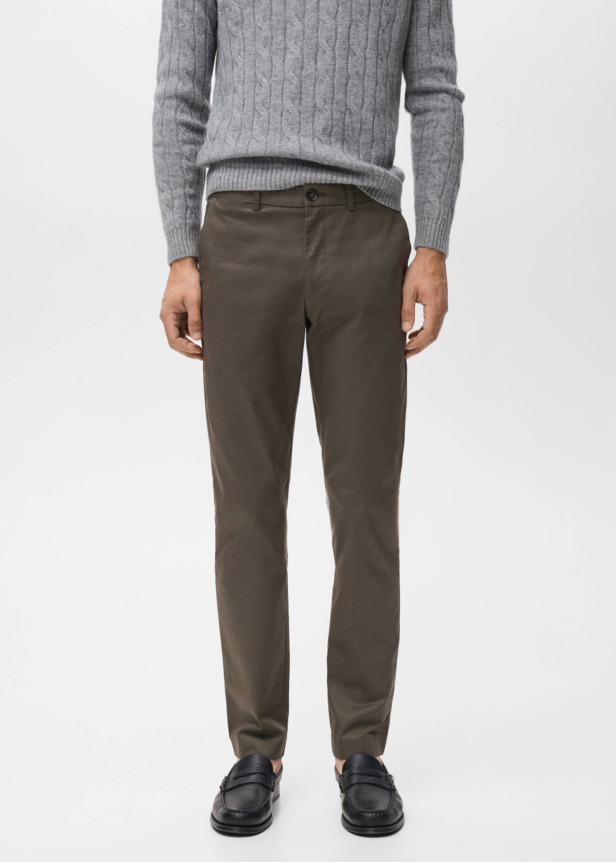 Dublino slim-fit chino pants - Medium plane