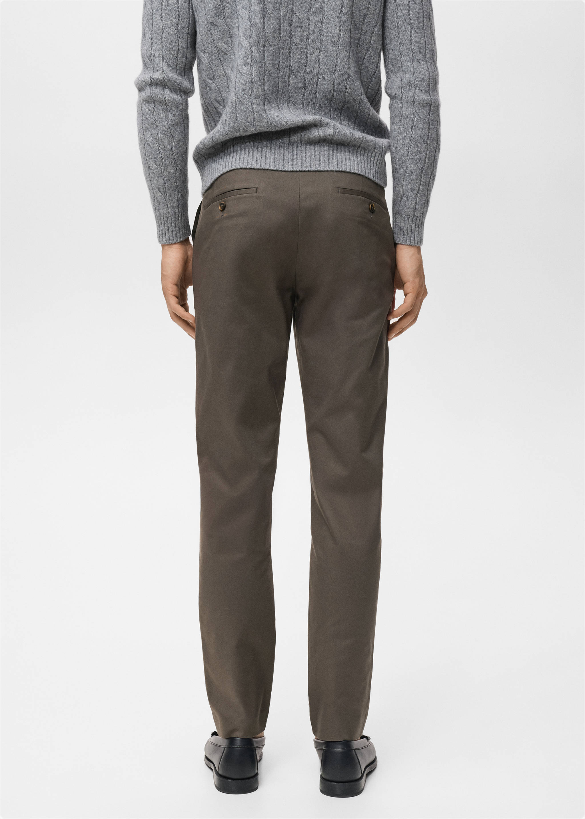 Dublino slim-fit chino pants - Reverse of the article