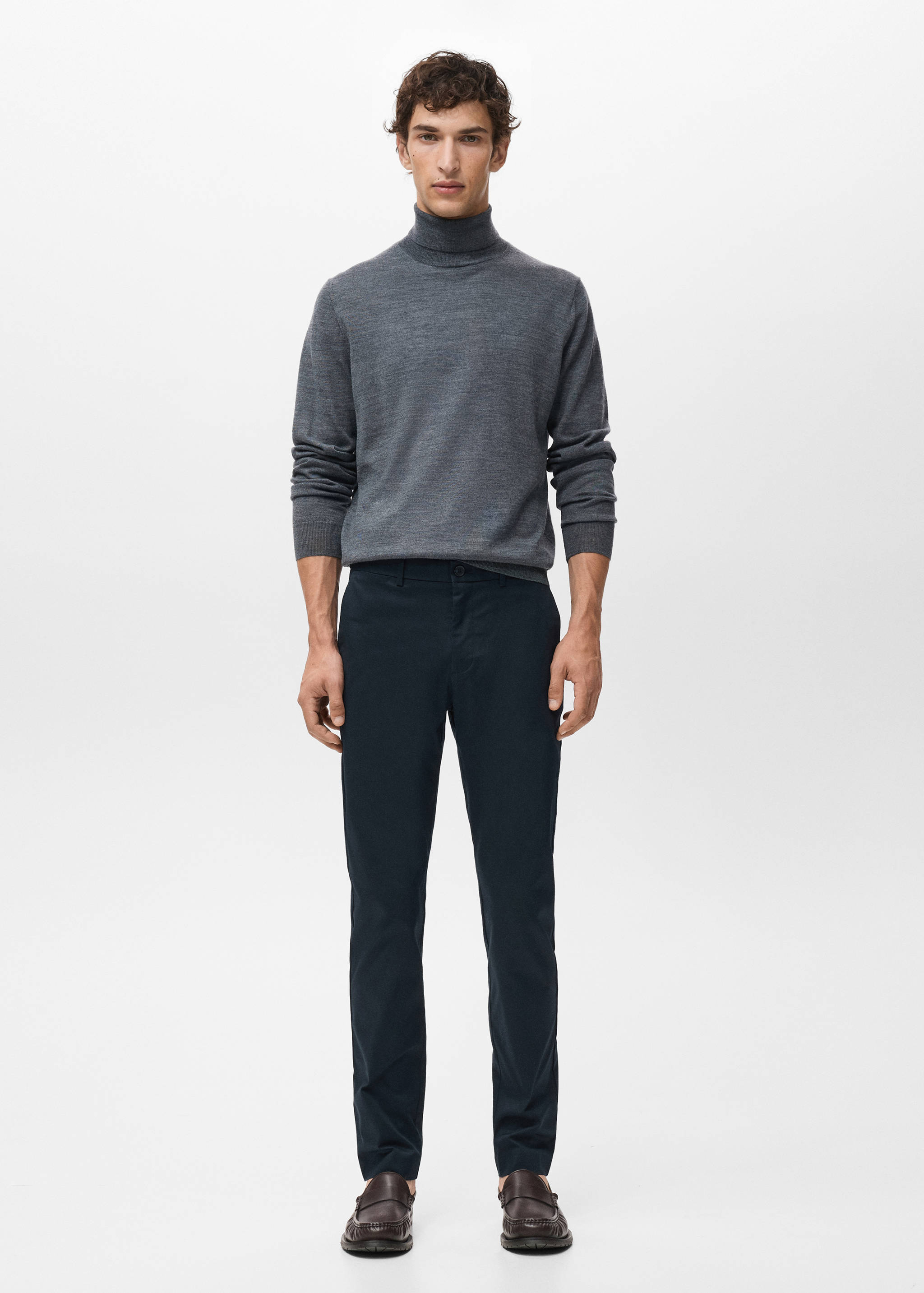 Dublino slim-fit chino trousers - General plane