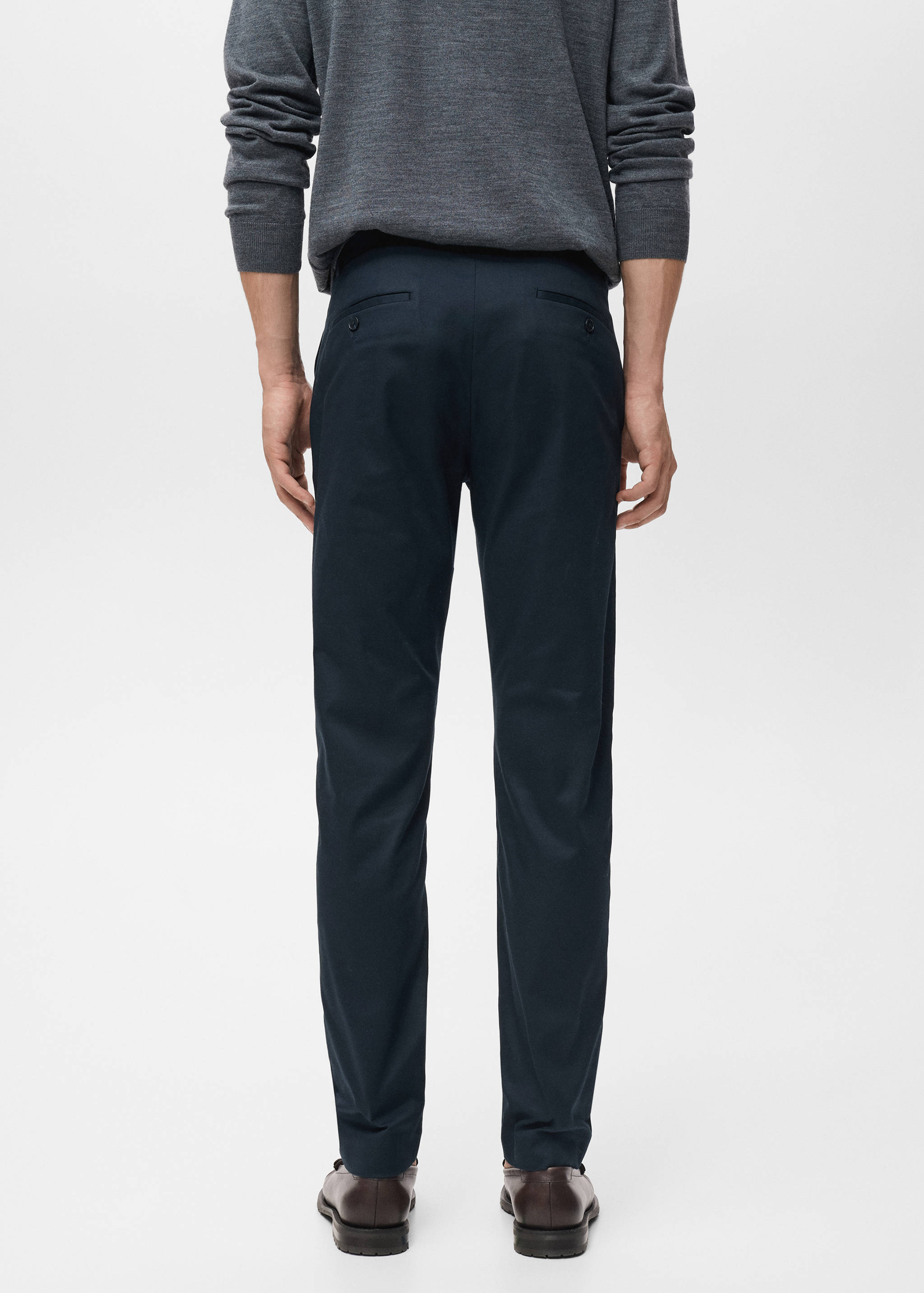 Dublino slim-fit chino trousers - Reverse of the article