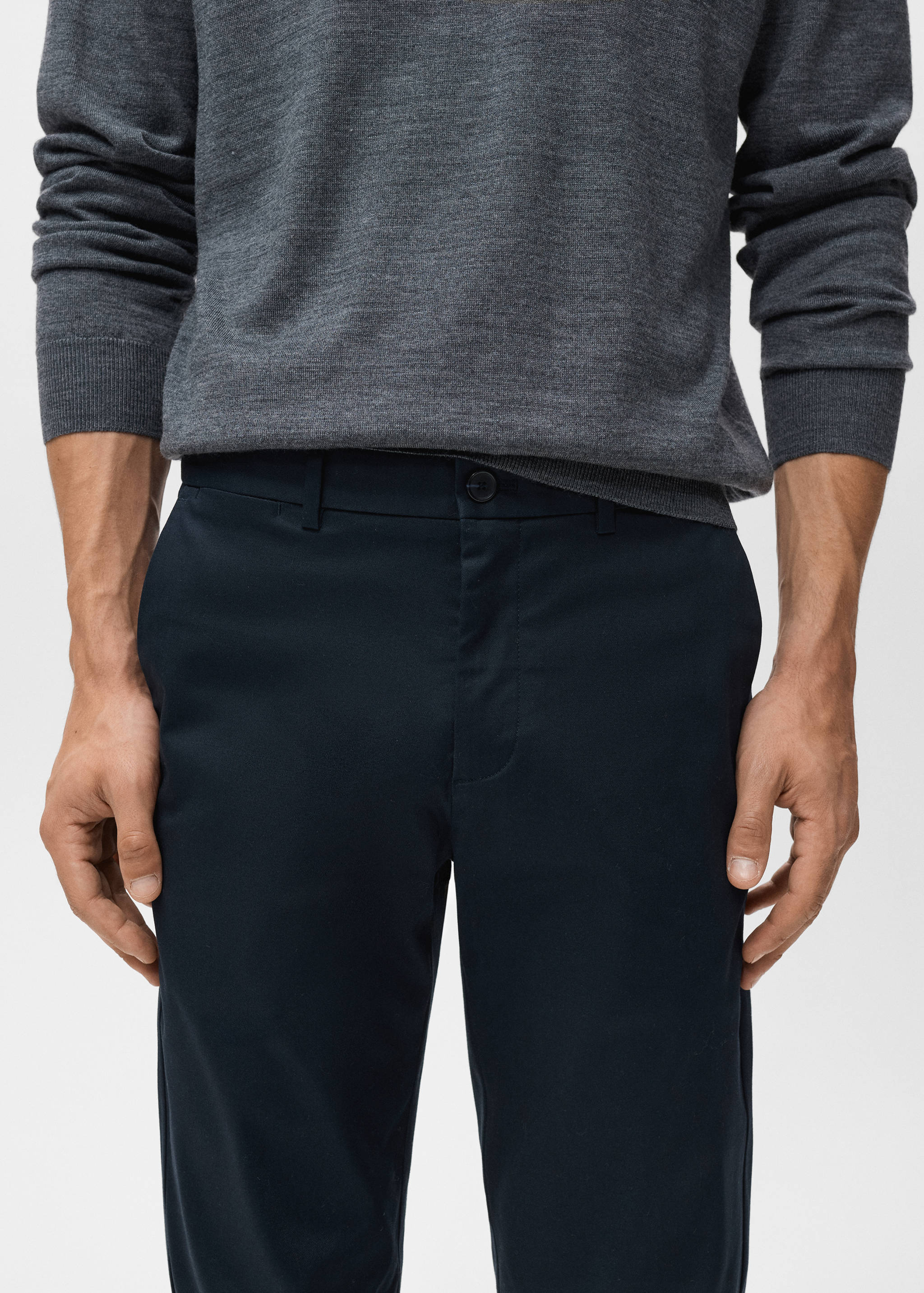 Dublino slim-fit chino trousers - Details of the article 1