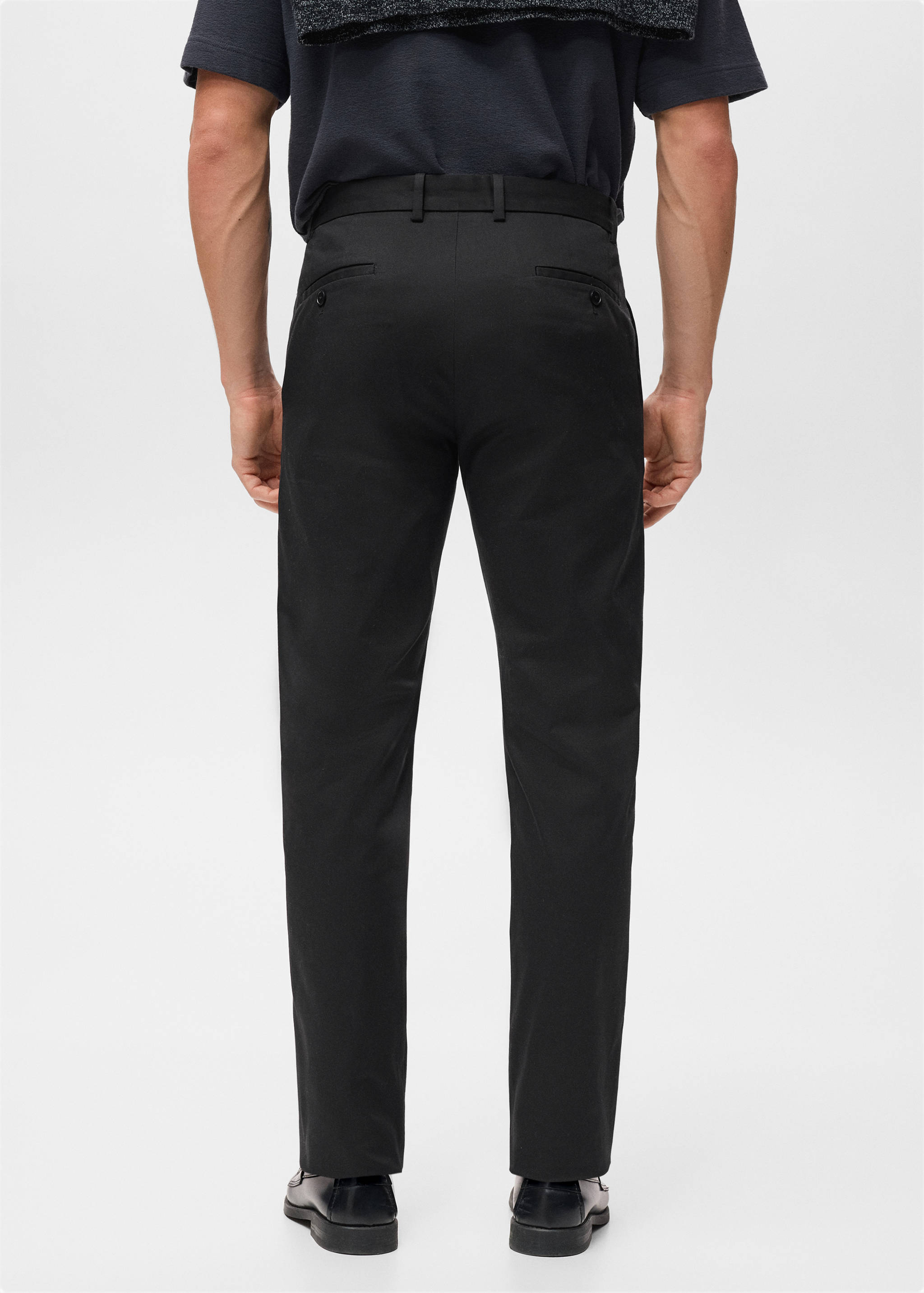 Dublino slim-fit chino trousers - Reverse of the article