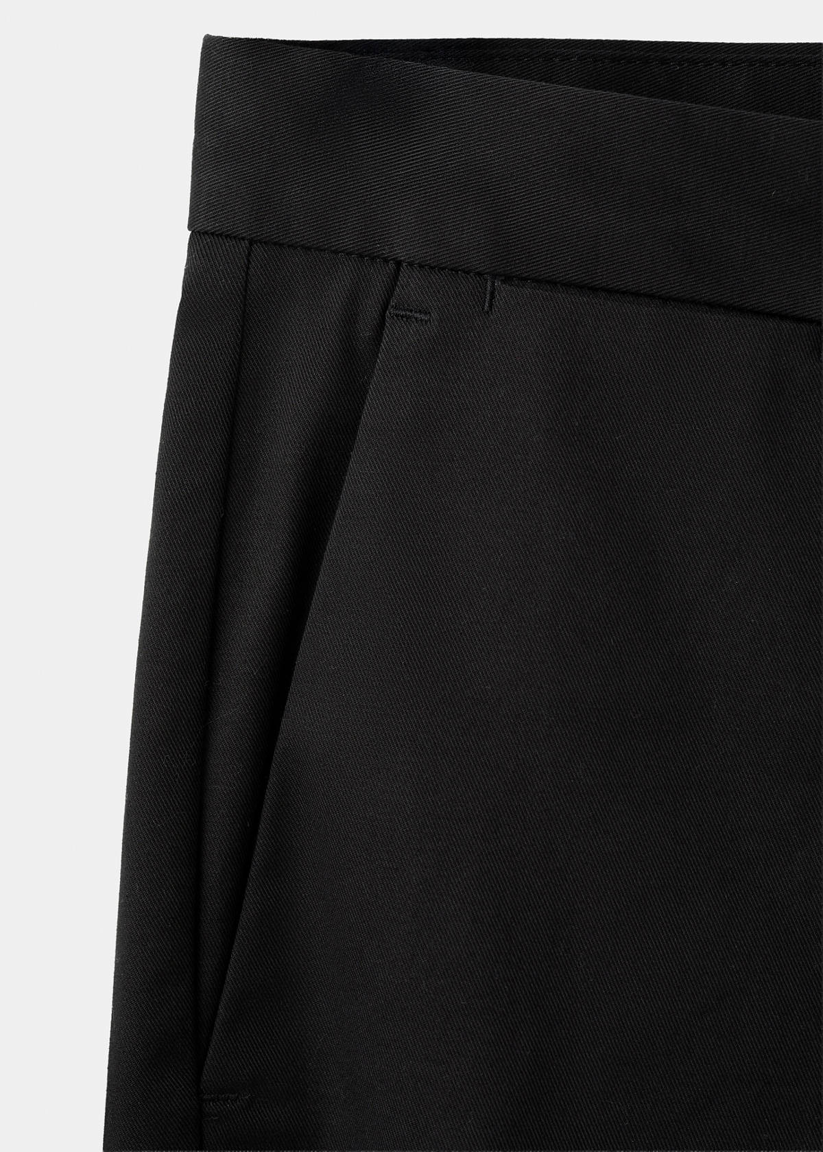 Dublino slim-fit chino trousers — Black