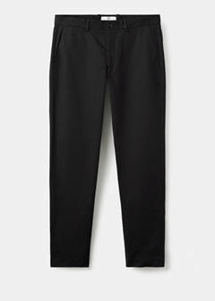Dublino slim-fit chino trousers — Black 7