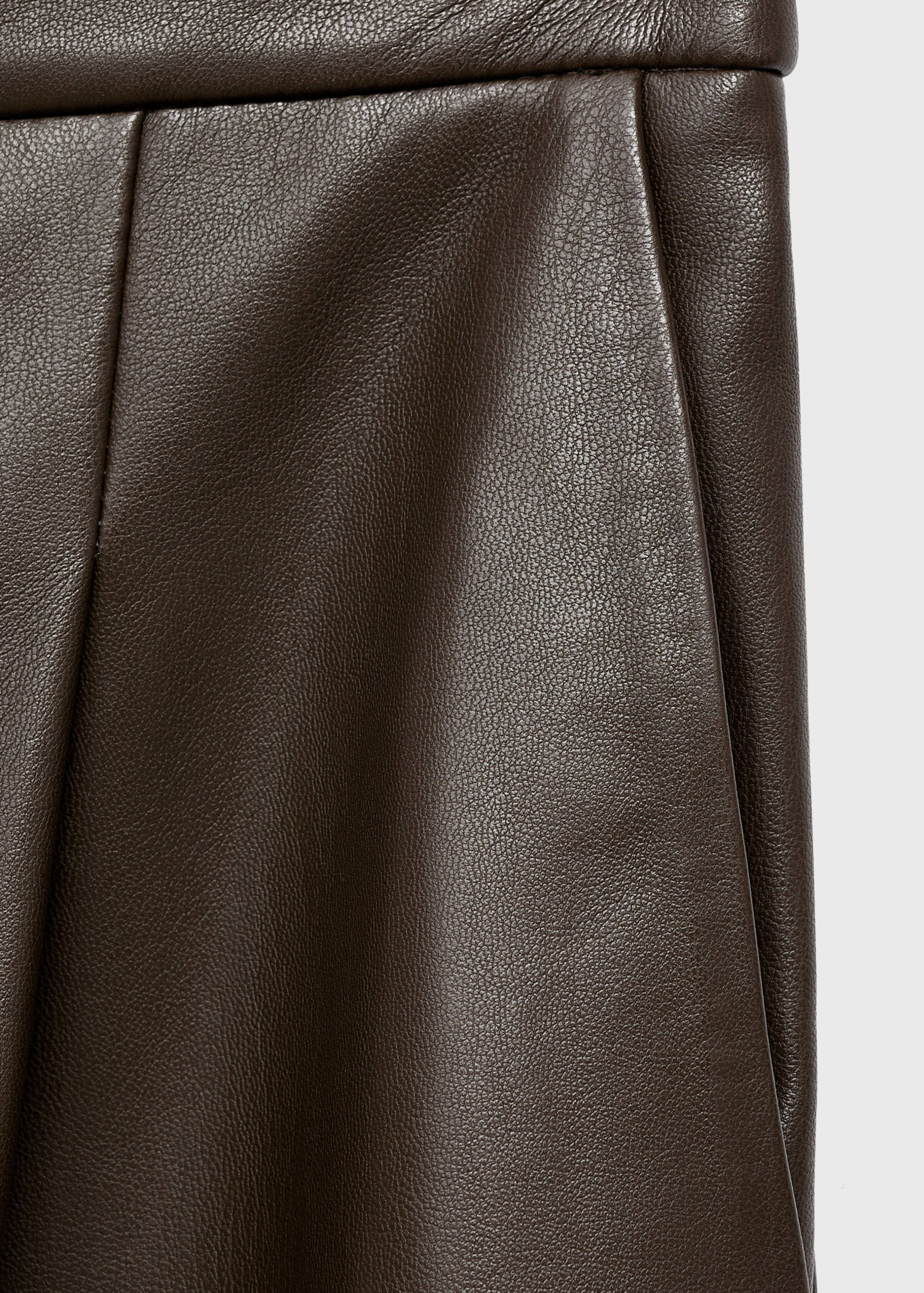 Pantalon large en cuir synthétique - Détail de l'article 0