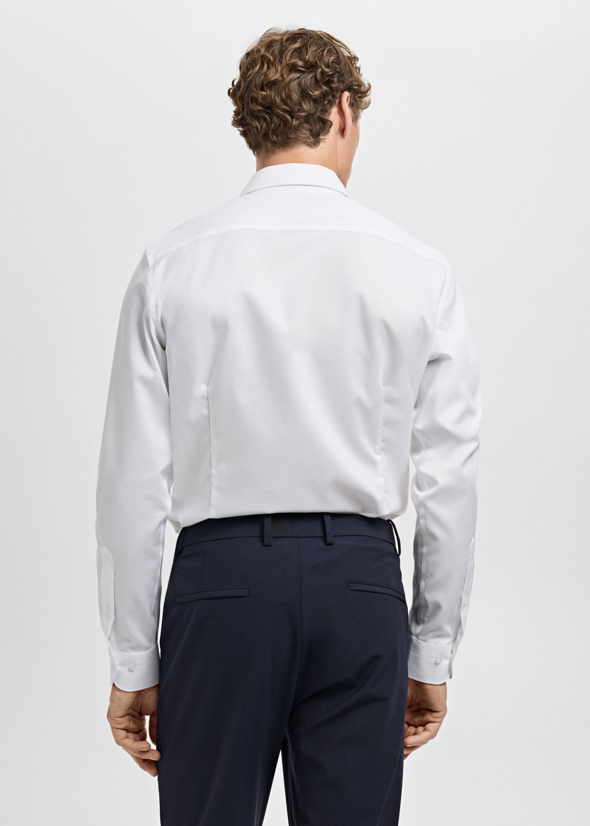 100% cotton slim-fit formal shirt - Reverse of the article