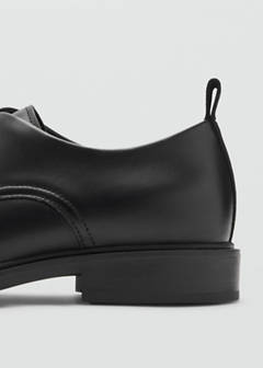 Oxford style leather shoe — Black 3
