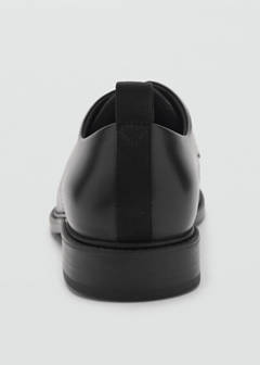 Oxford style leather shoe — Black 4
