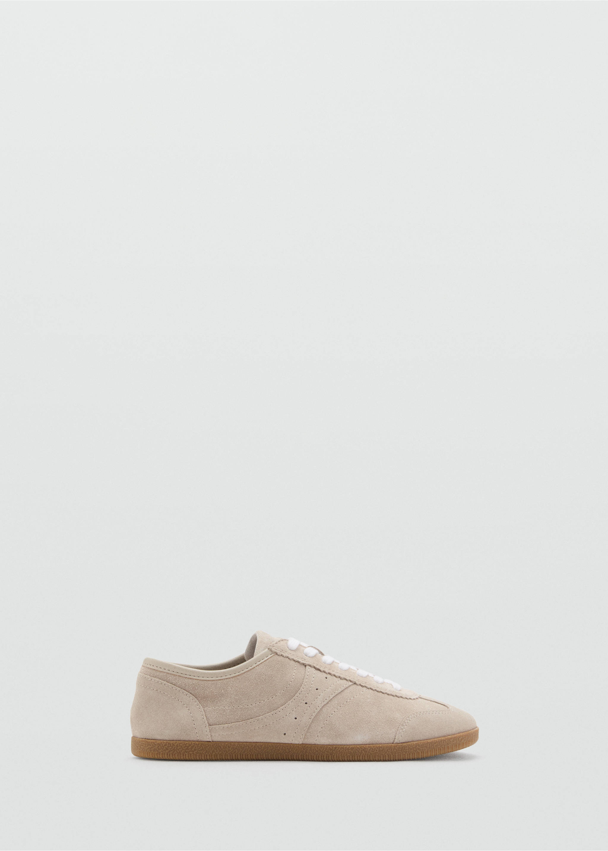 Tennis croûte de cuir - Article sans modèle, Beige. Ref: 17085983-00.