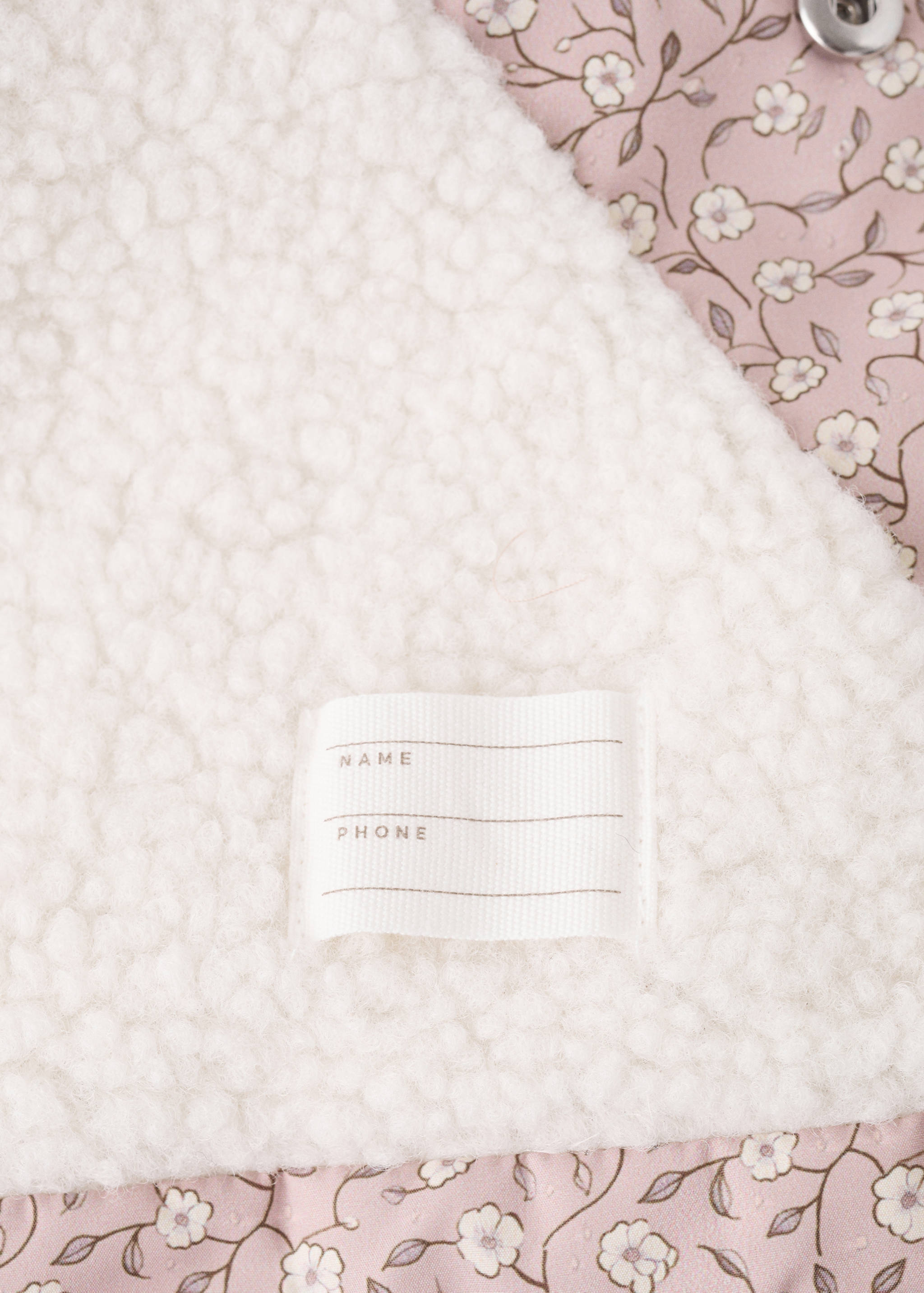 Kurtka z kwiatowym wzorem i kożuszkiem - Szczegóły artykułu 0