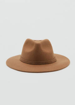 100% wool hat — Medium Brown 2