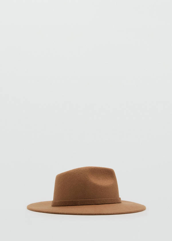 100% wool hat — Medium Brown