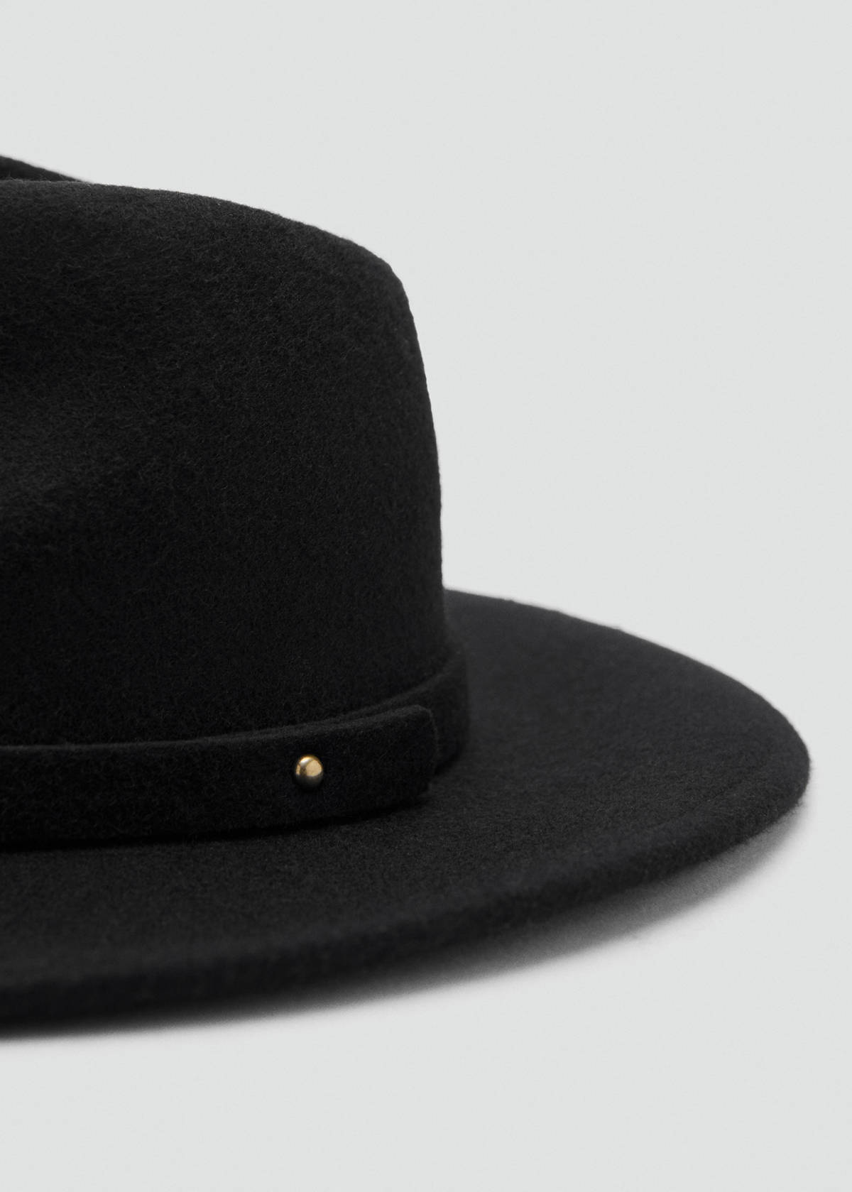 100% wool hat — Black