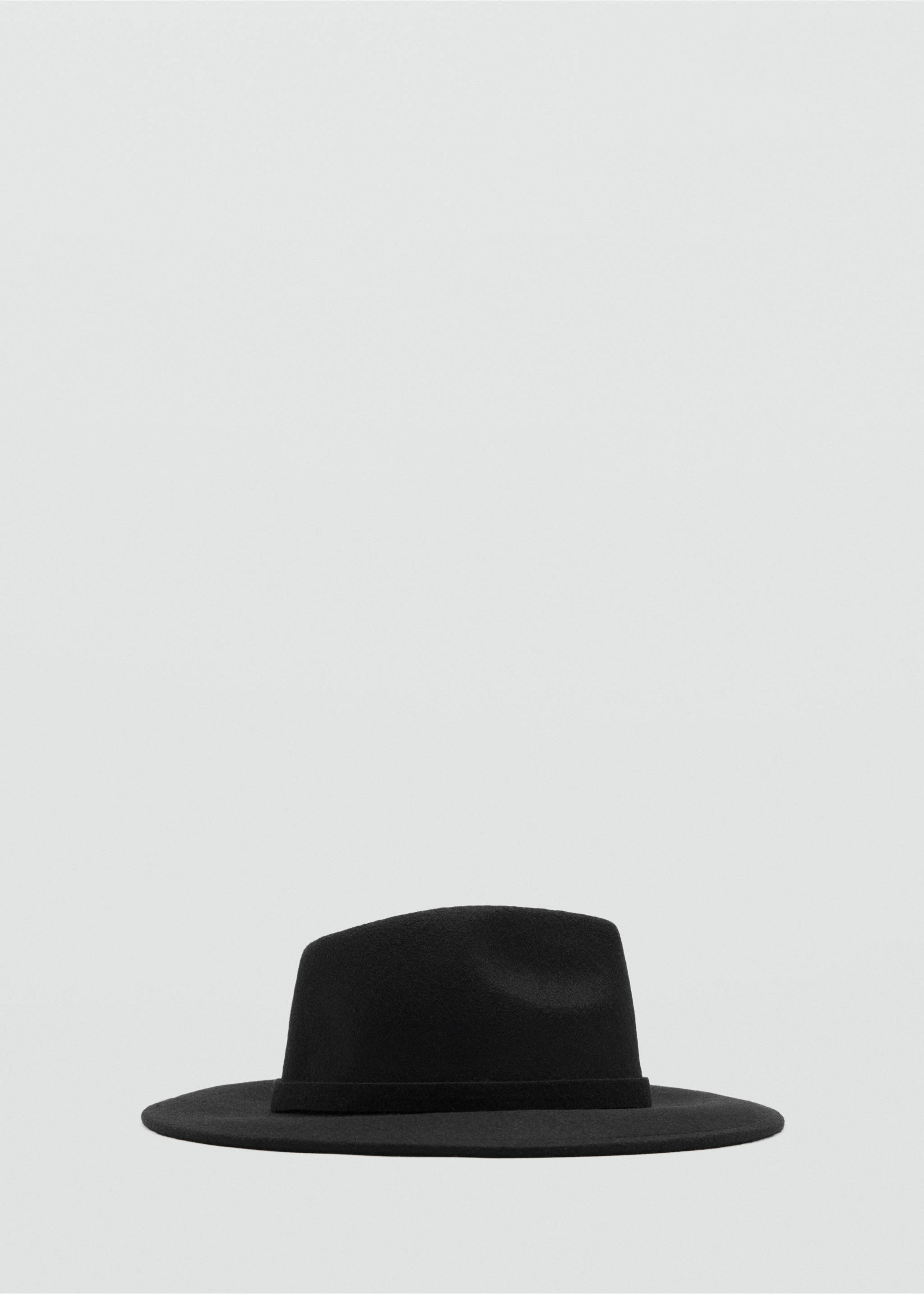 Chapeau 100 % laine - Article sans modèle, Noir. Ref: 17085987-00.