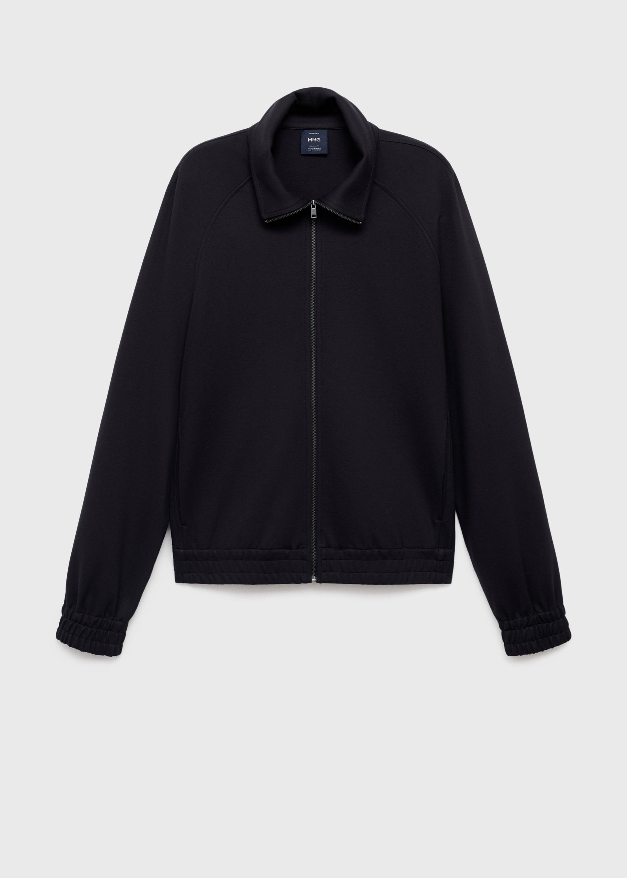 Regular-fit zip-up hoodie - Article without model